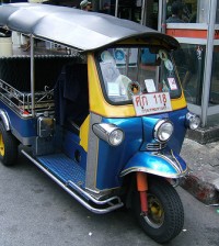 Tuk Tuk - viajar a Tailandia