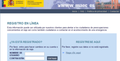 registro viajeros online