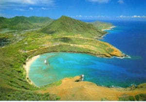 bahia de hanauma - playa en un cráter