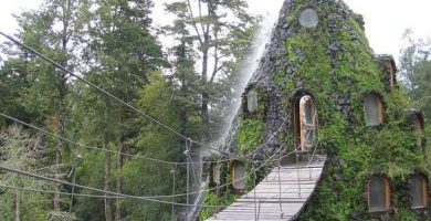 hotel montaña mágica en Chile