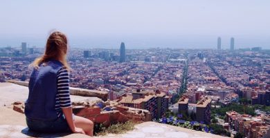 Vista panorámica de Barcelona